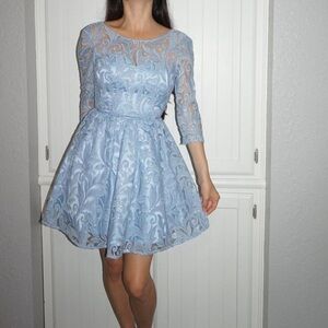 ASOS Light Blue Lace Dress